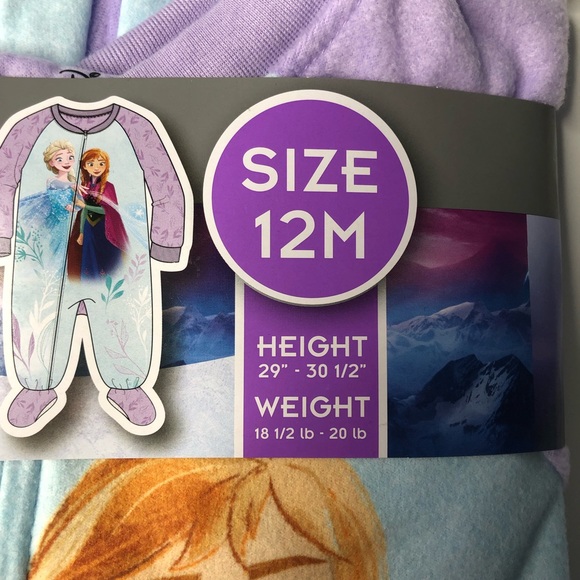 Disney's Frozen Blanket Sleeper Size 12M-5T - Picture 3 of 12